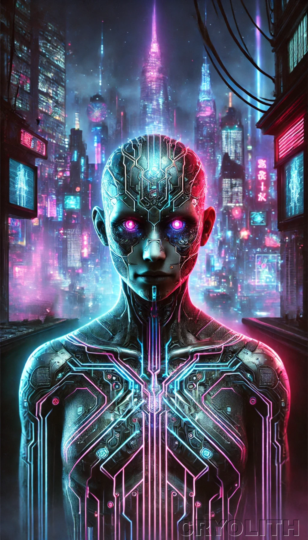 Cyber Nexus - Portraits Unbound artwork by Cryolith
