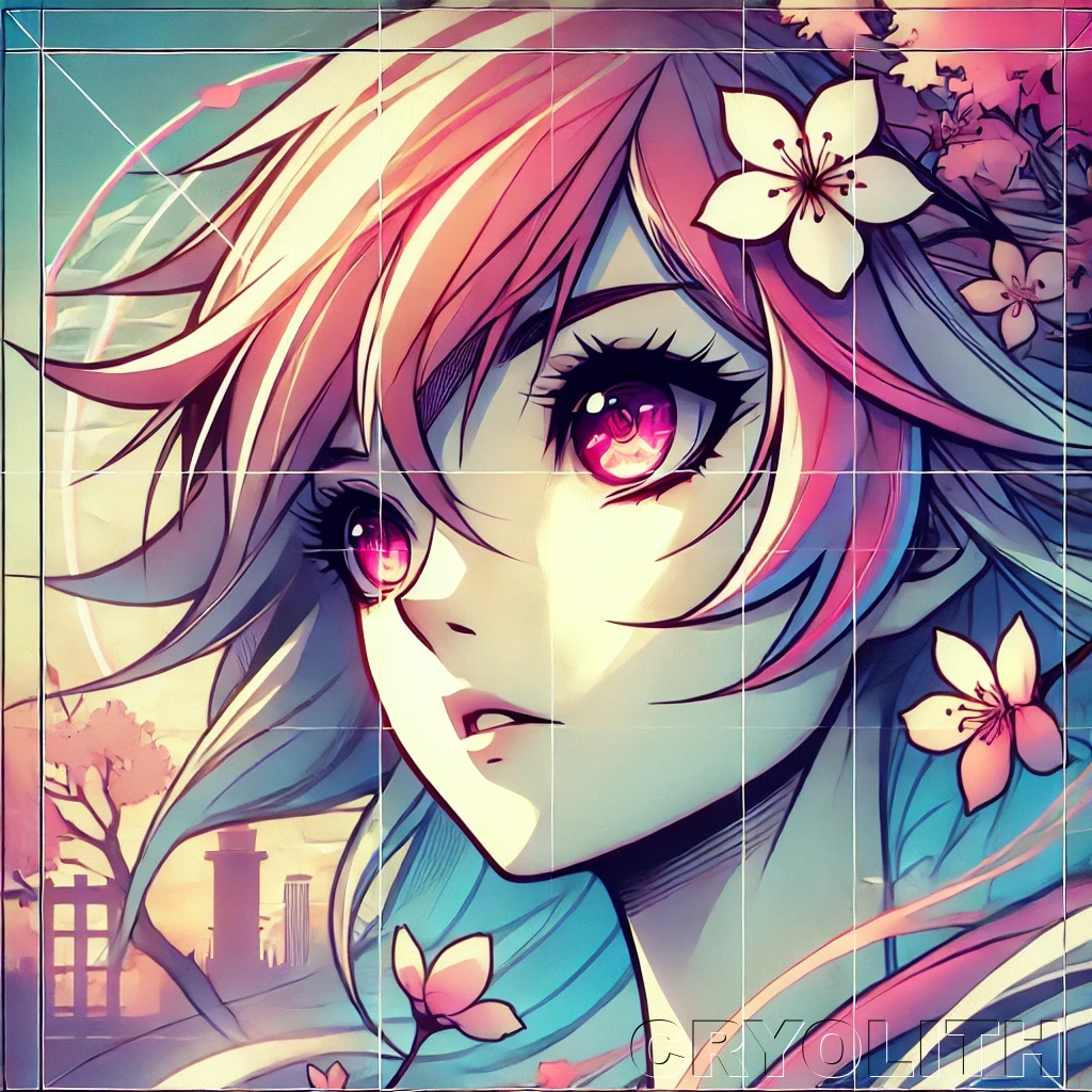 Neon Blossoms - Portraits Unbound artwork by Cryolith