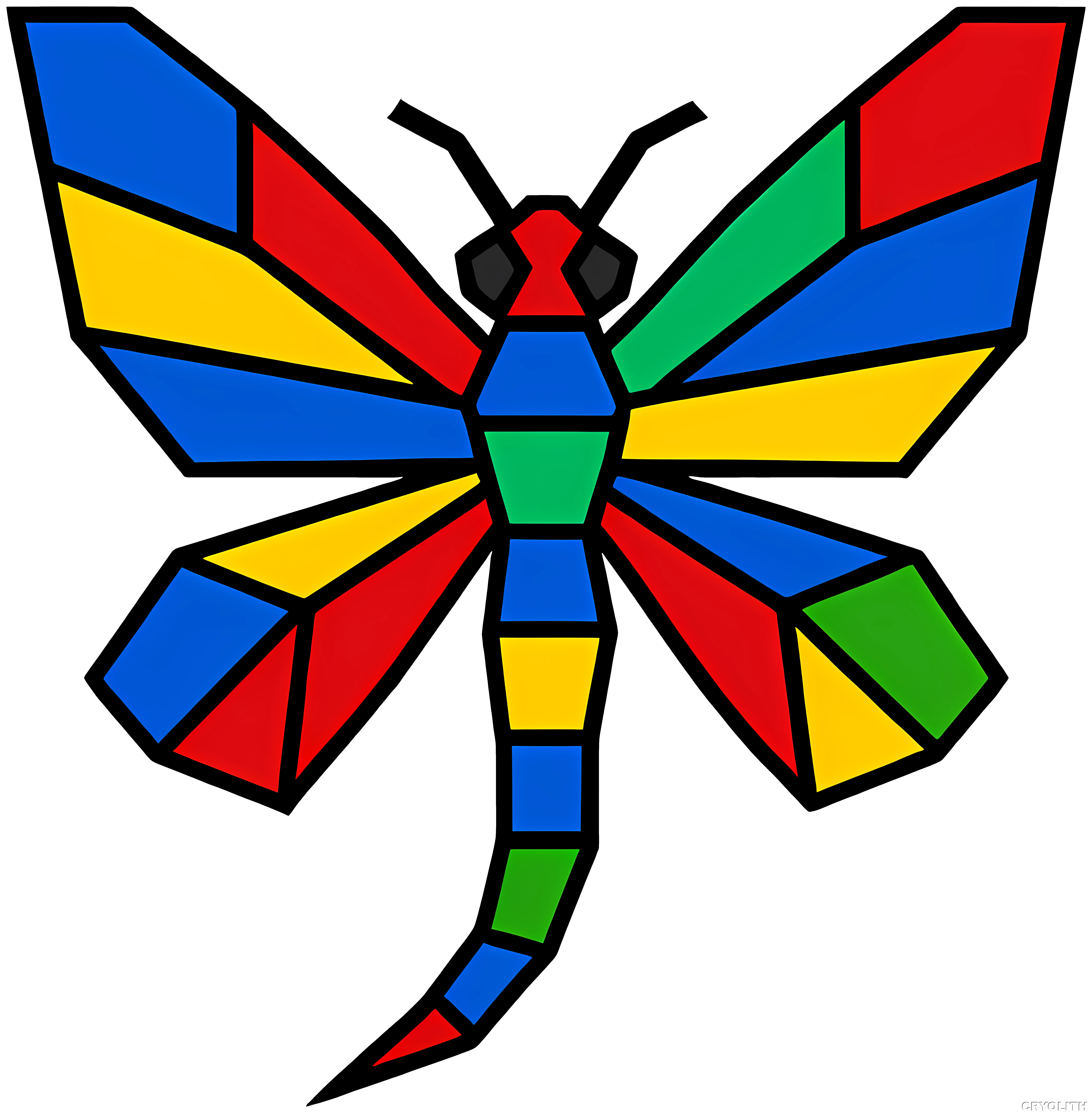 Butterfly Kaleidoscope - Prismatic Beasts artwork by Cryolith