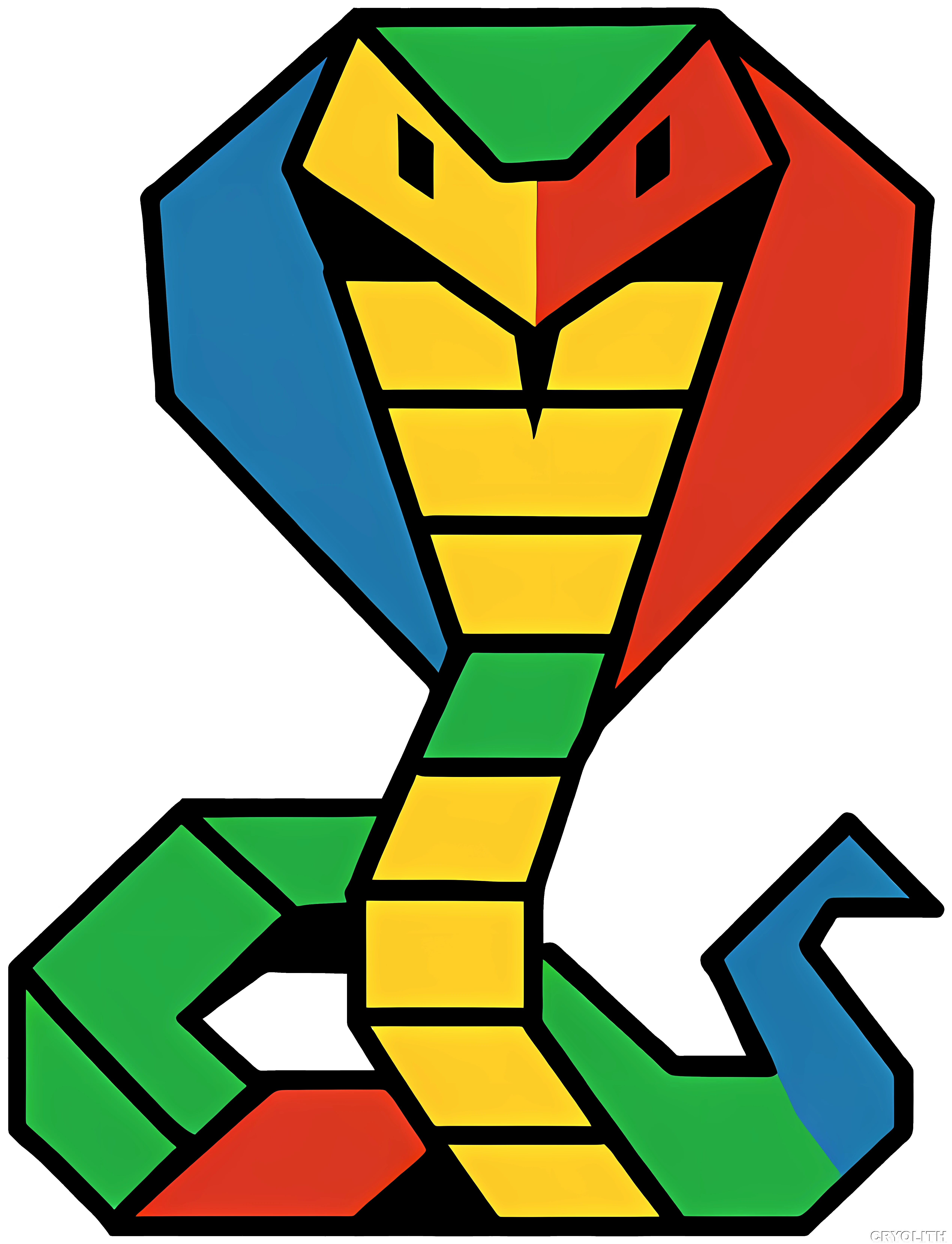 Cobra of Many Facets - Prismatic Beasts artwork by Cryolith