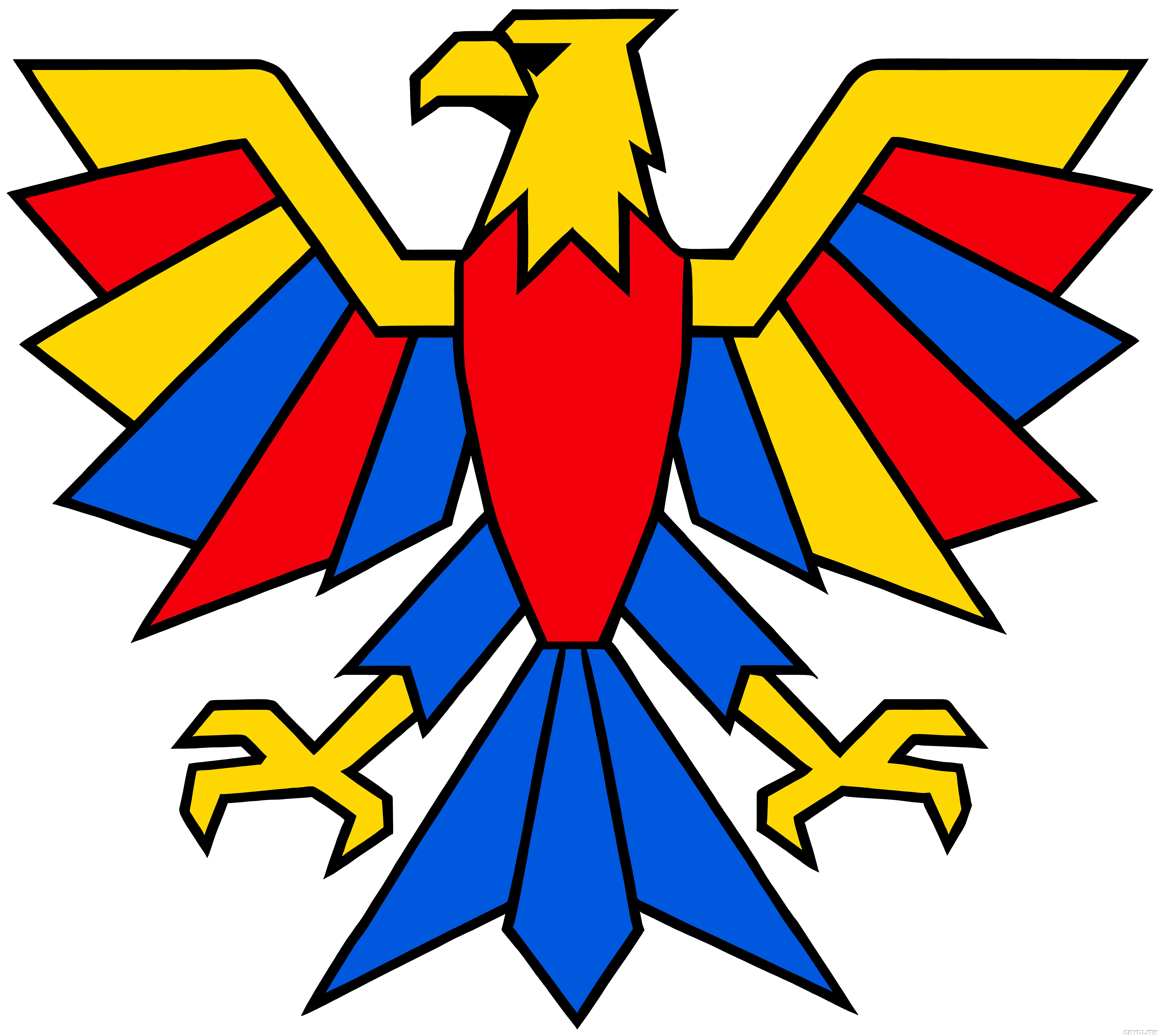 Eagle Ascendant - Prismatic Beasts artwork by Cryolith
