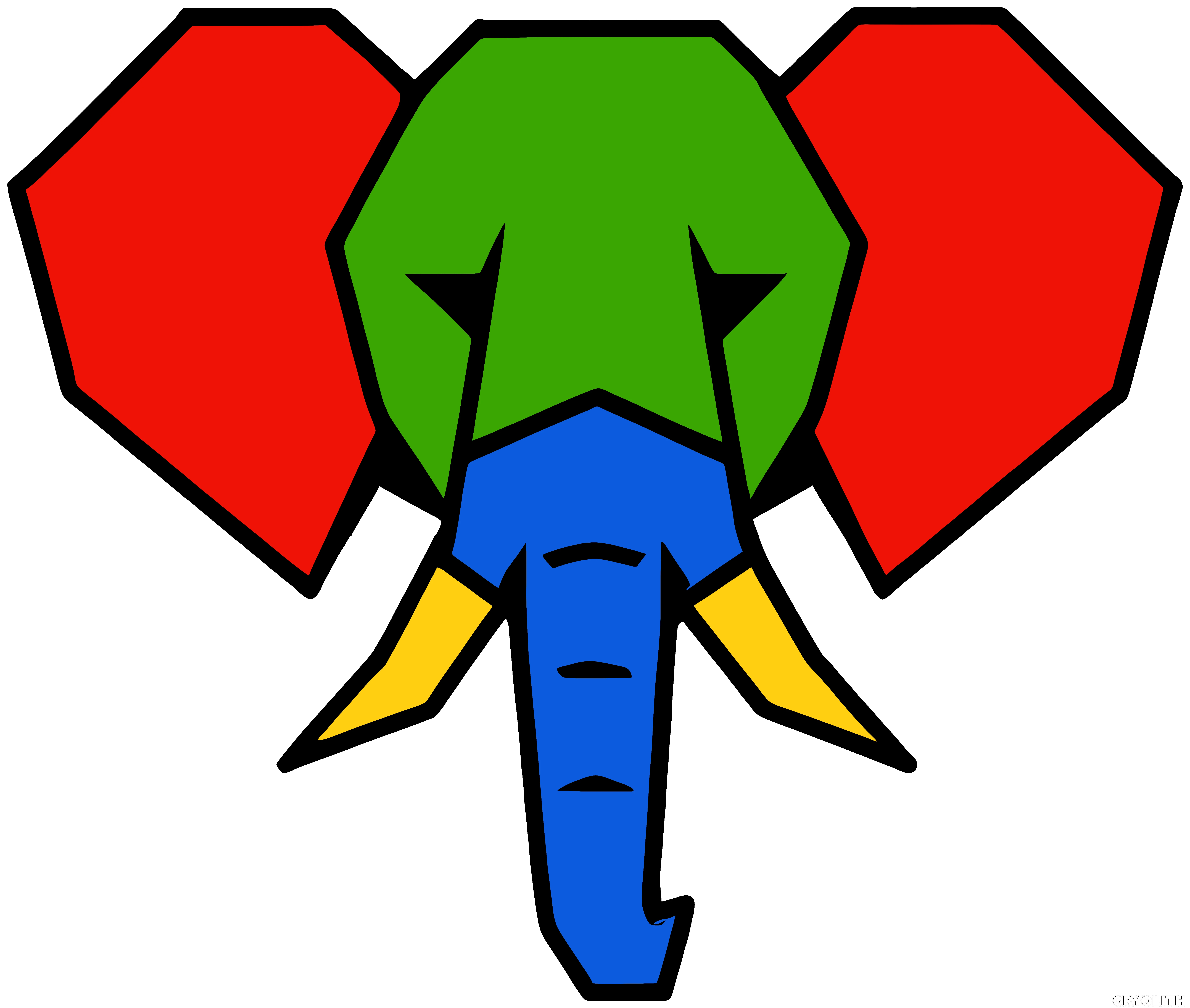 Elephant of Balance - Prismatic Beasts artwork by Cryolith