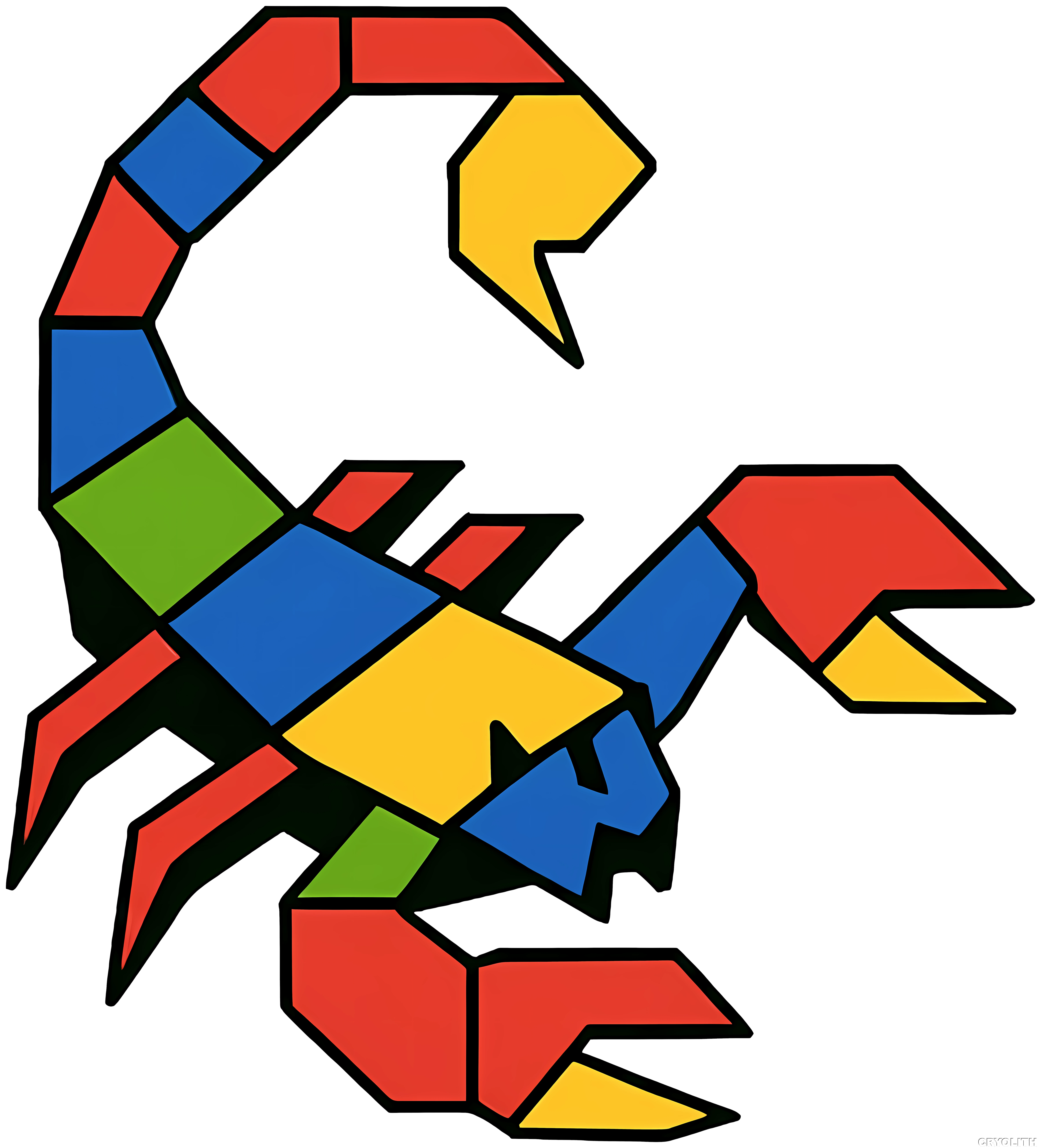Scorpion of Angles - Prismatic Beasts artwork by Cryolith