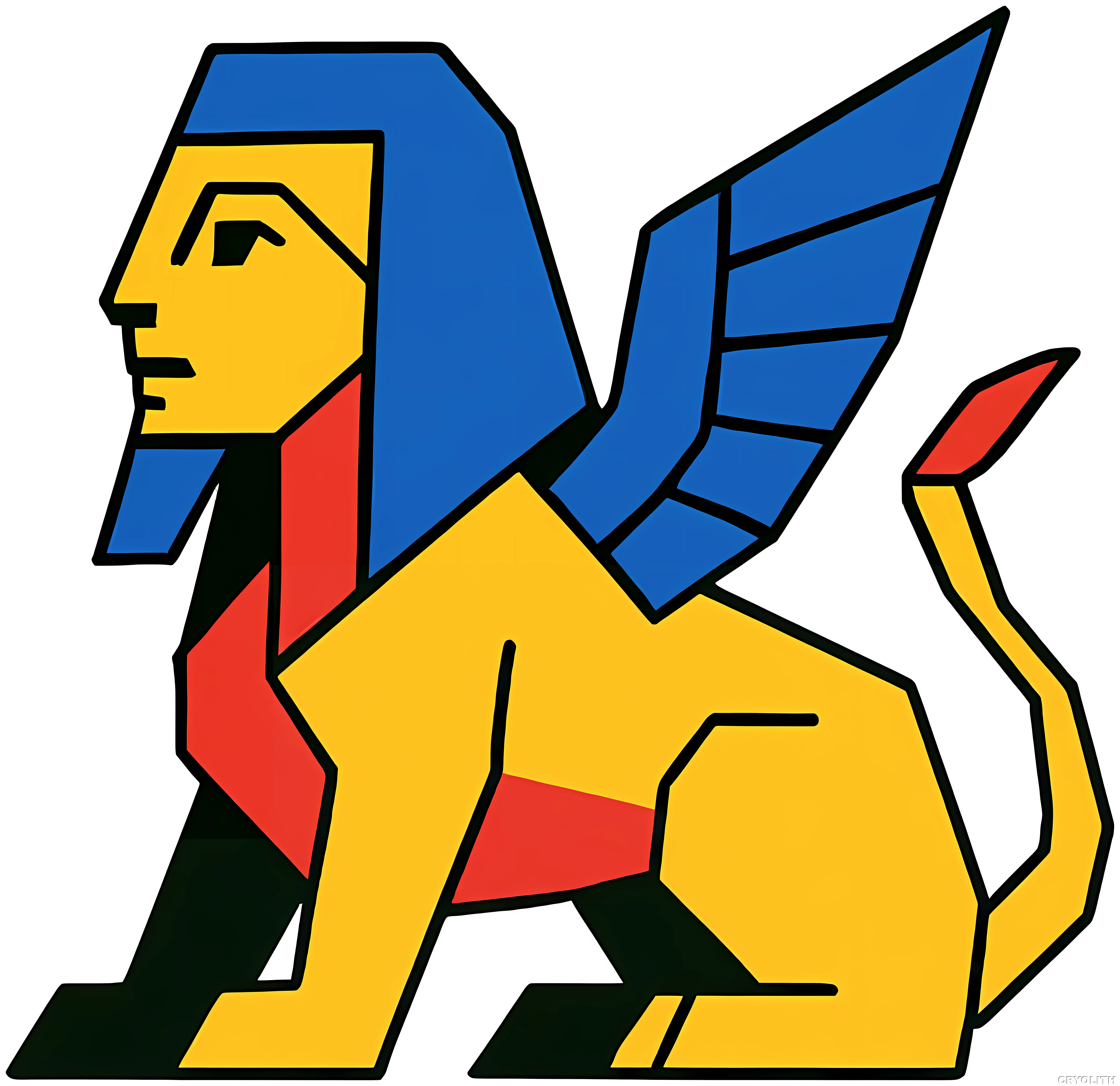 Sphinx Eternal - Prismatic Beasts artwork by Cryolith