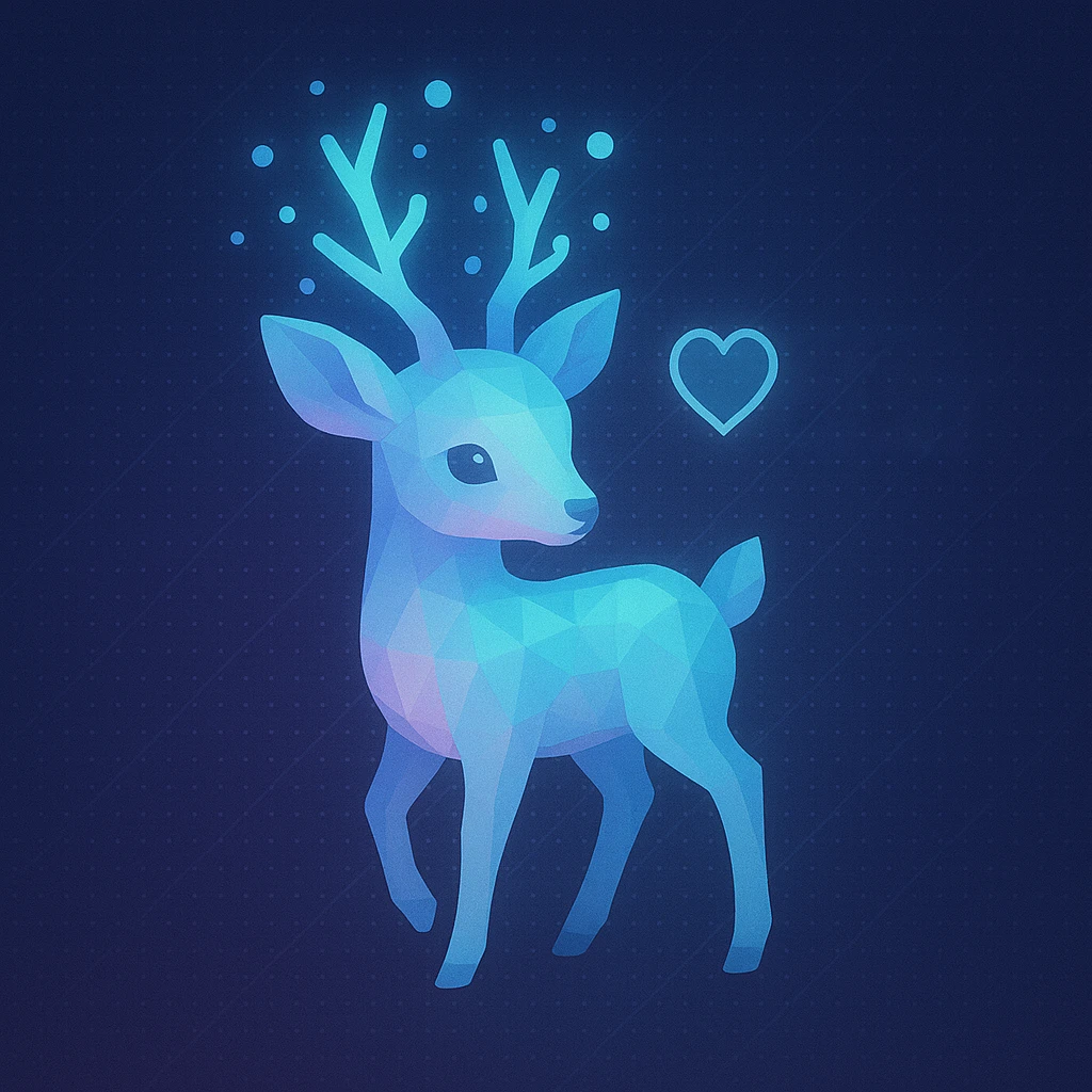 Aurora Fawn - Quantum Companions artwork by Cryolith