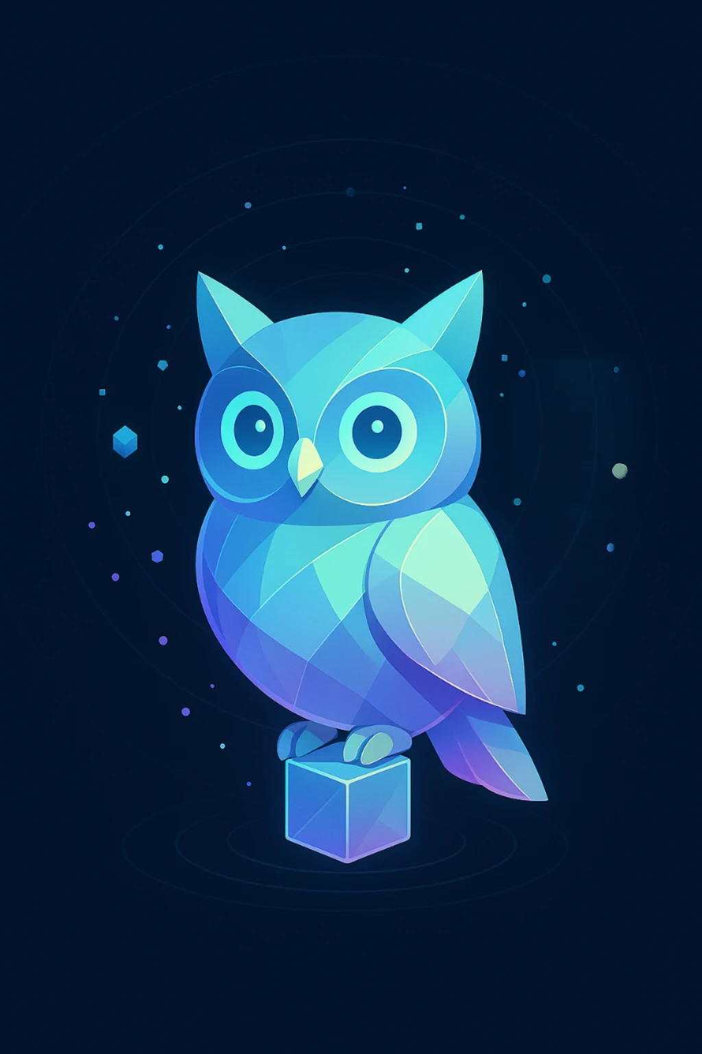 Phase Owl - Quantum Companions artwork by Cryolith