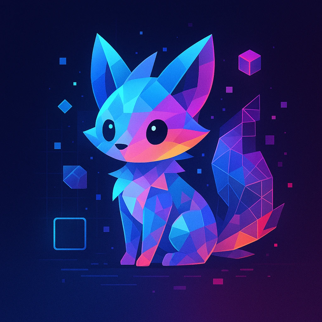 Prism Fox - Quantum Companions artwork by Cryolith