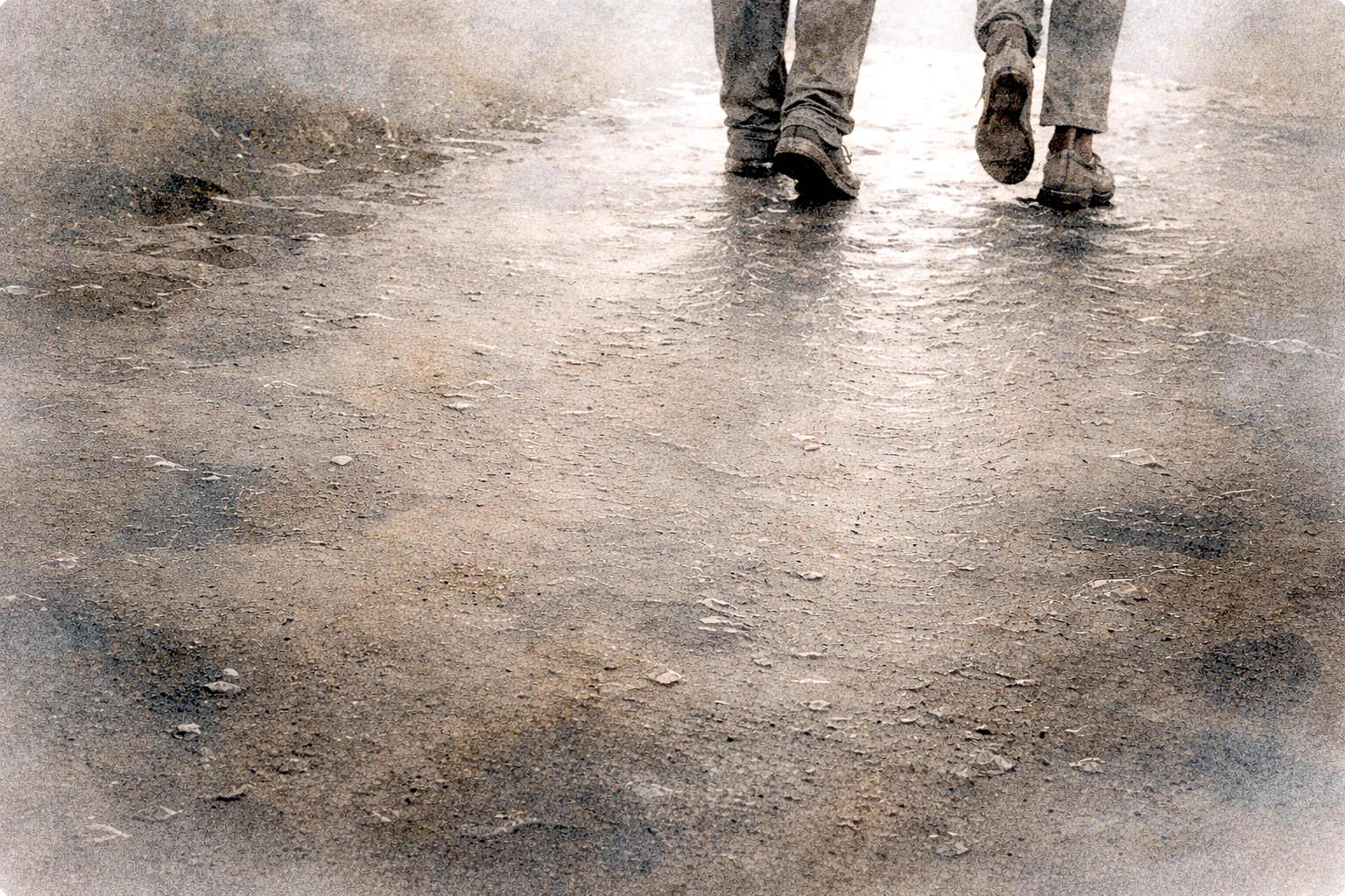Footsteps Together - Quiet Devotion artwork by Cryolith