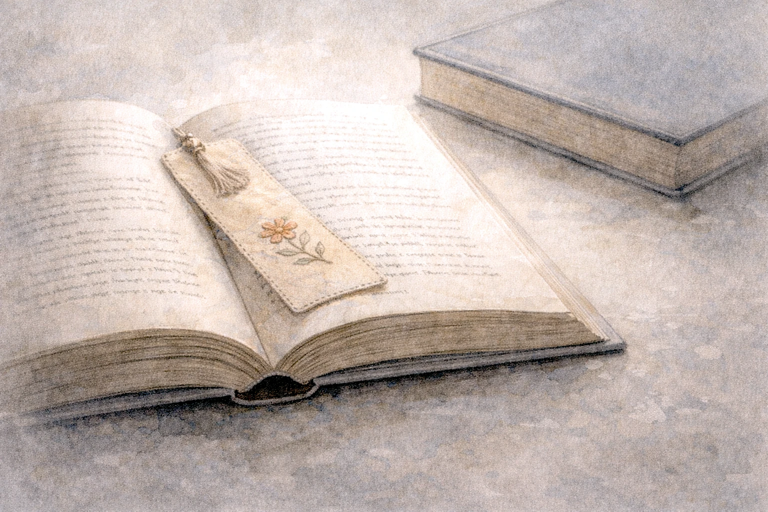 Your Book, My Bookmark - Quiet Devotion artwork by Cryolith