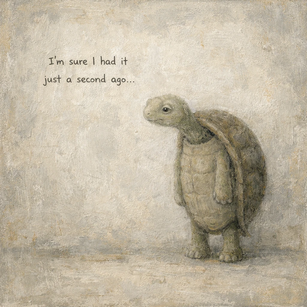 Just a Second Ago - Quiet Thoughts artwork by Cryolith