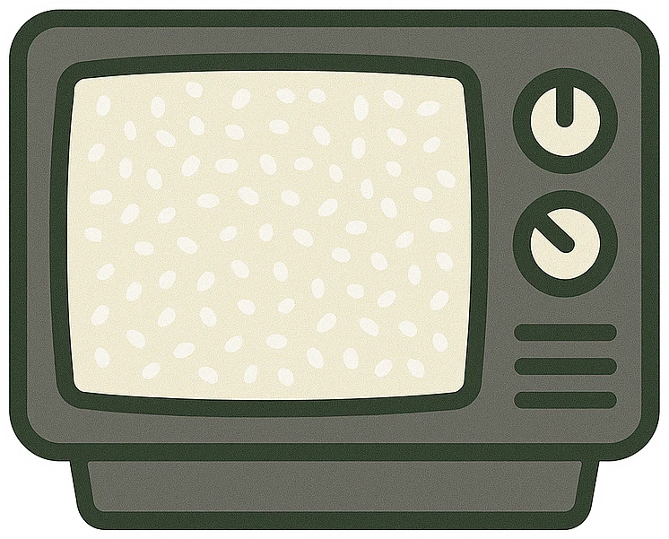 CRT Television - Retro Tech Icons artwork by Cryolith
