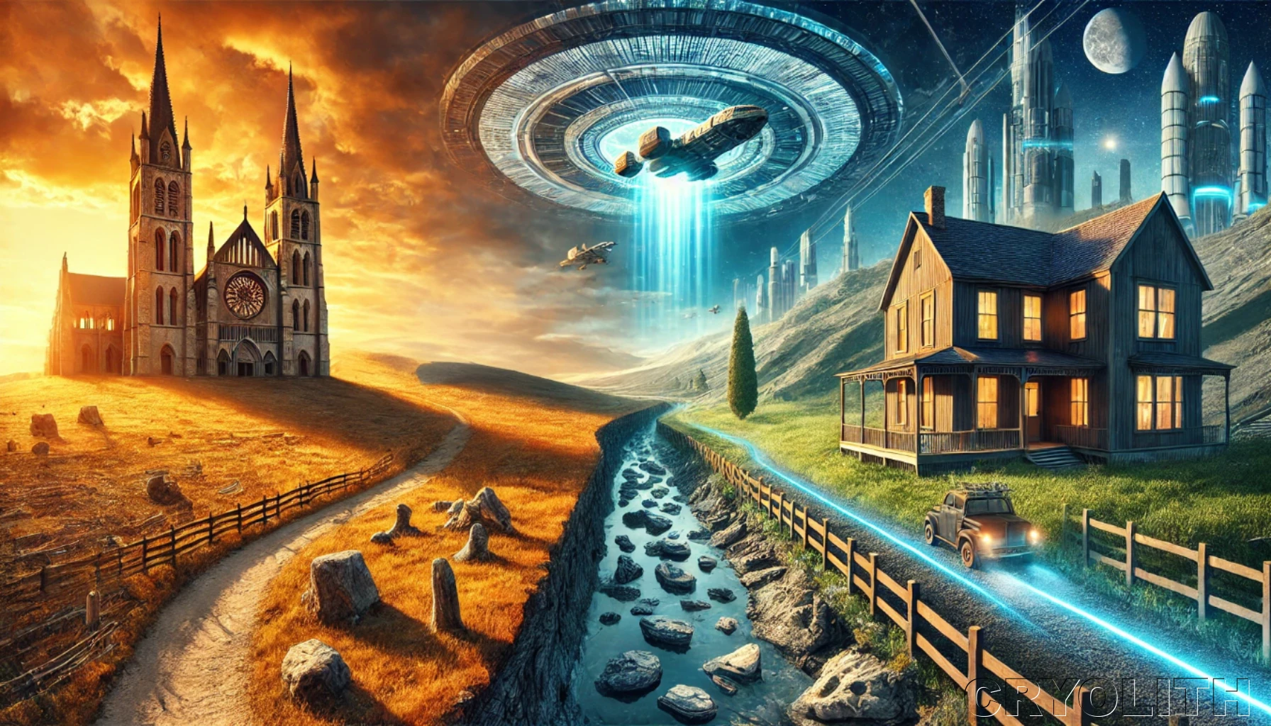 Chrono Convergence - Temporal Shifts artwork by Cryolith