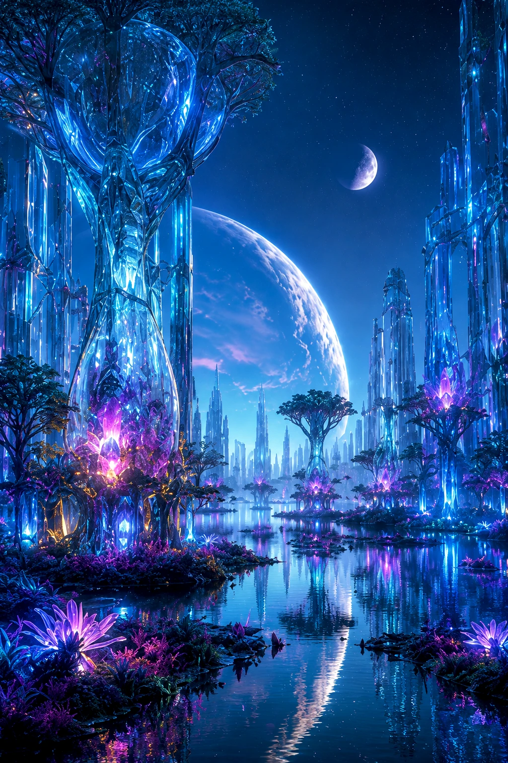 Nocturne in Glass - The Goldilocks Zone artwork by Cryolith