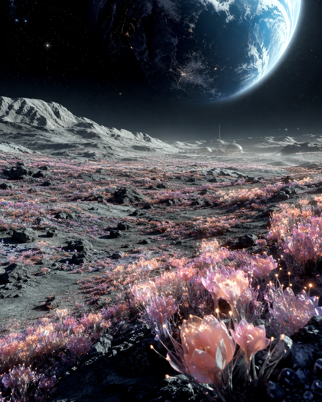 The Blooming Moon - The Goldilocks Zone artwork by Cryolith