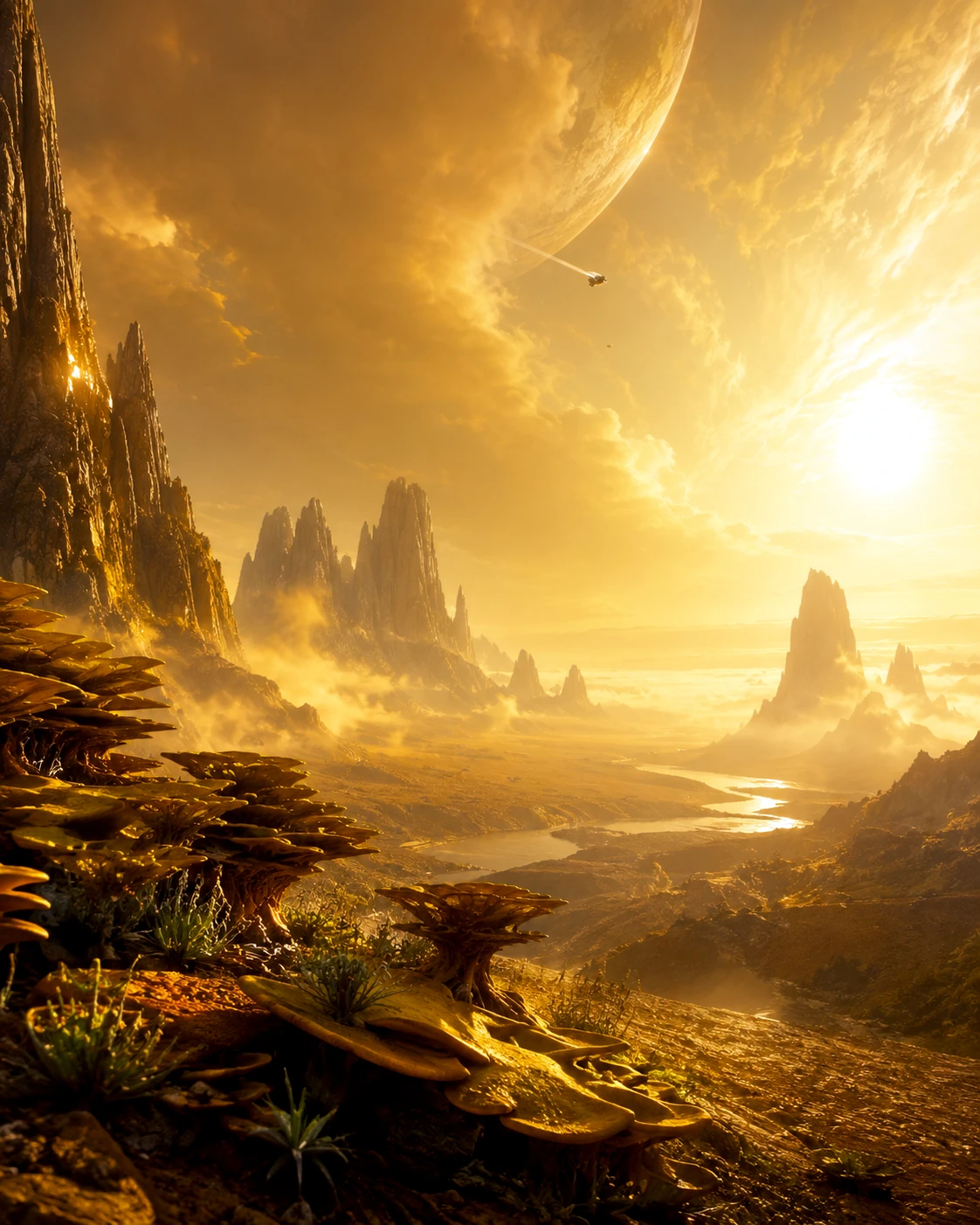 The Golden Atmosphere - The Goldilocks Zone artwork by Cryolith