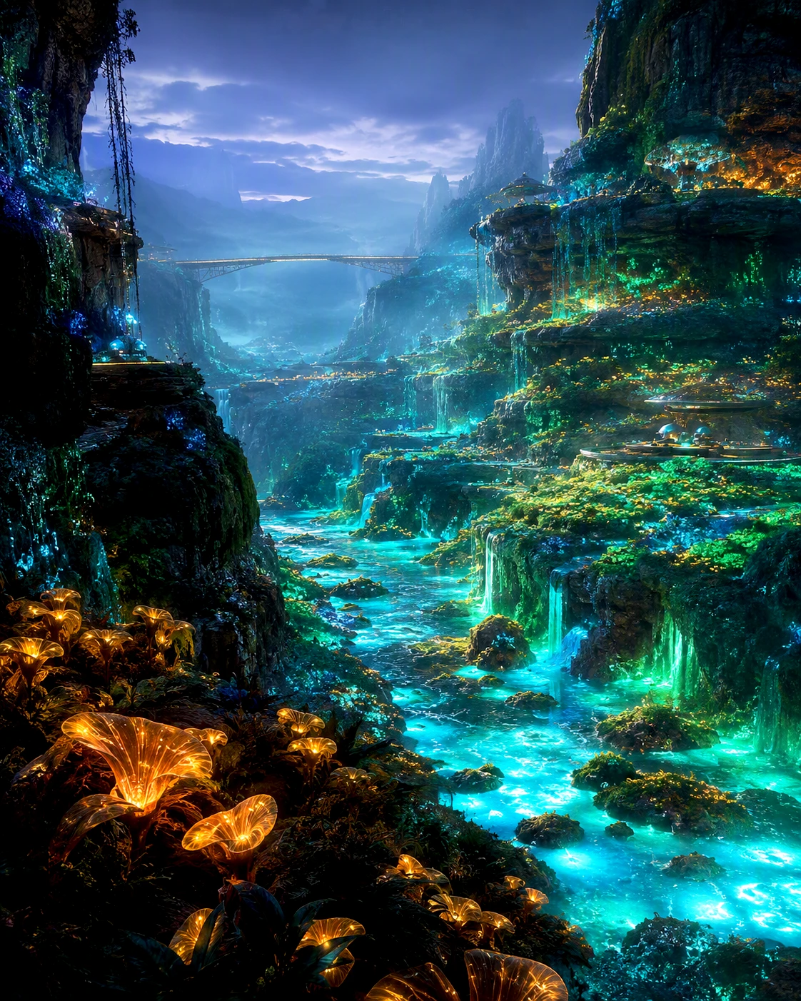 Valley of Living Light - The Goldilocks Zone artwork by Cryolith