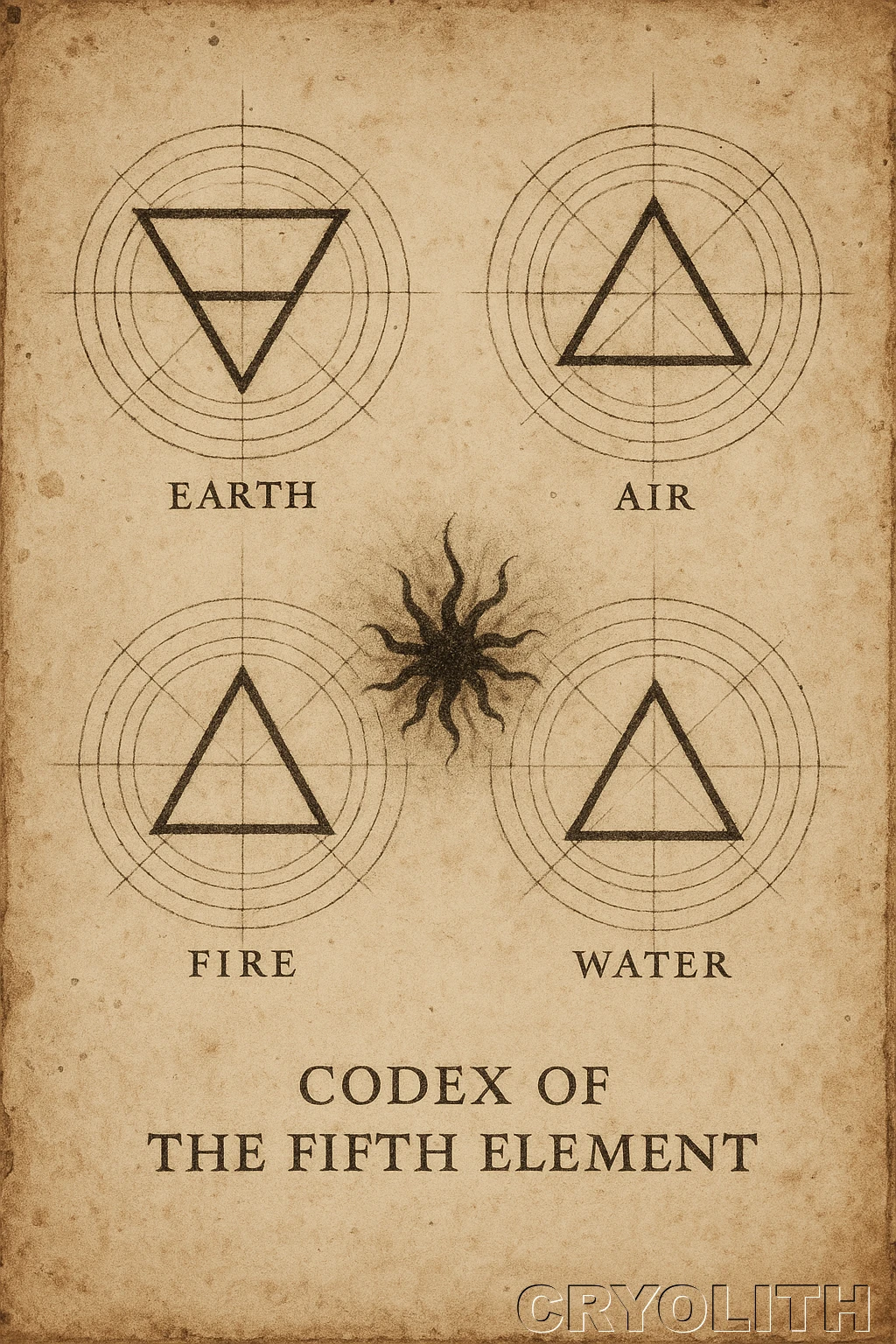 Codex of the Fifth Element - The Quiet Archive artwork by Cryolith