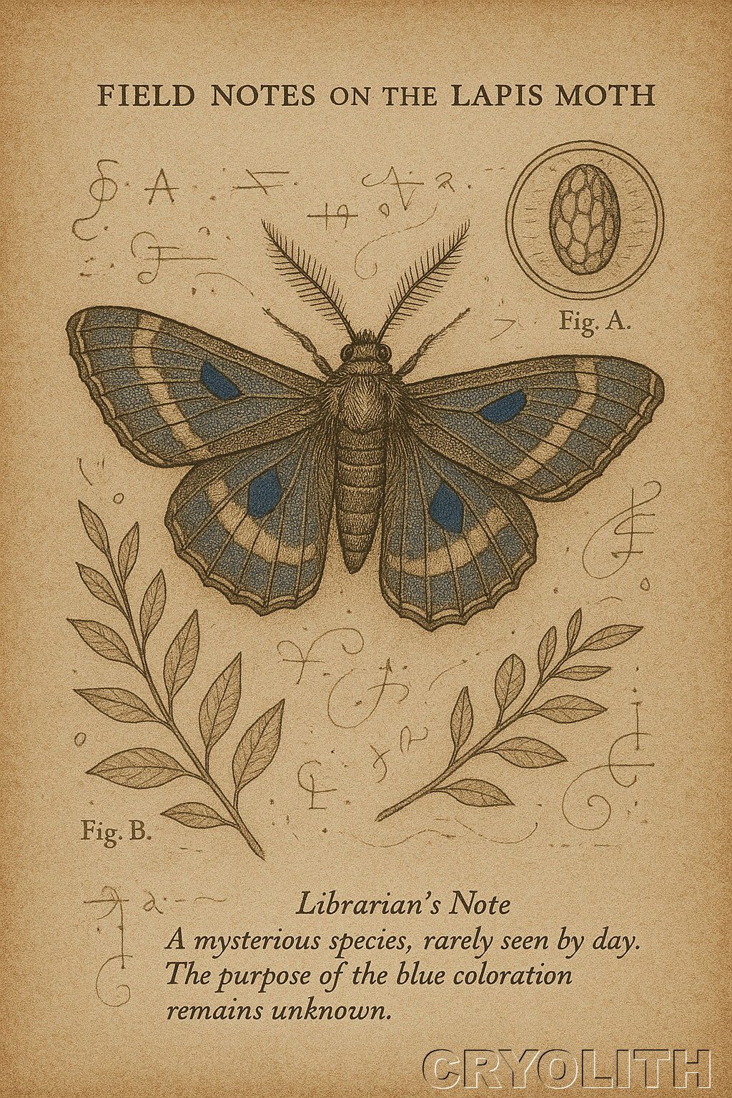 Field Notes on the Lapis Moth