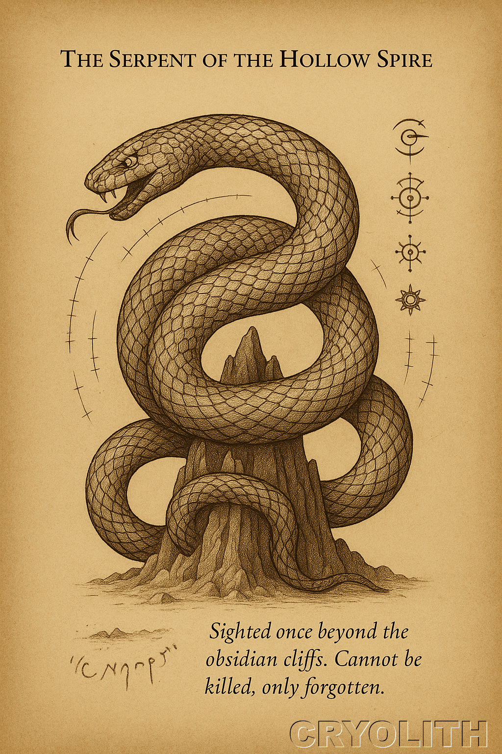 The Serpent of the Hollow Spire