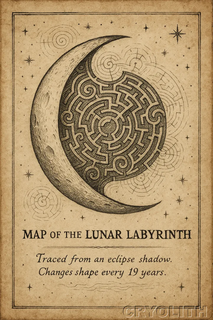 Map of the Lunar Labyrinth