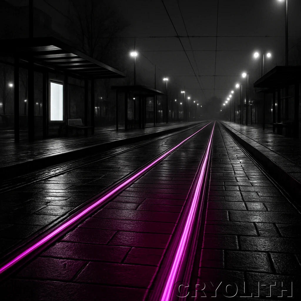 Magnetic Lines - Urban Chromatics artwork by Cryolith