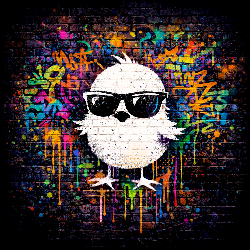 Cool Chick - Urban Easter artwork by Cryolith