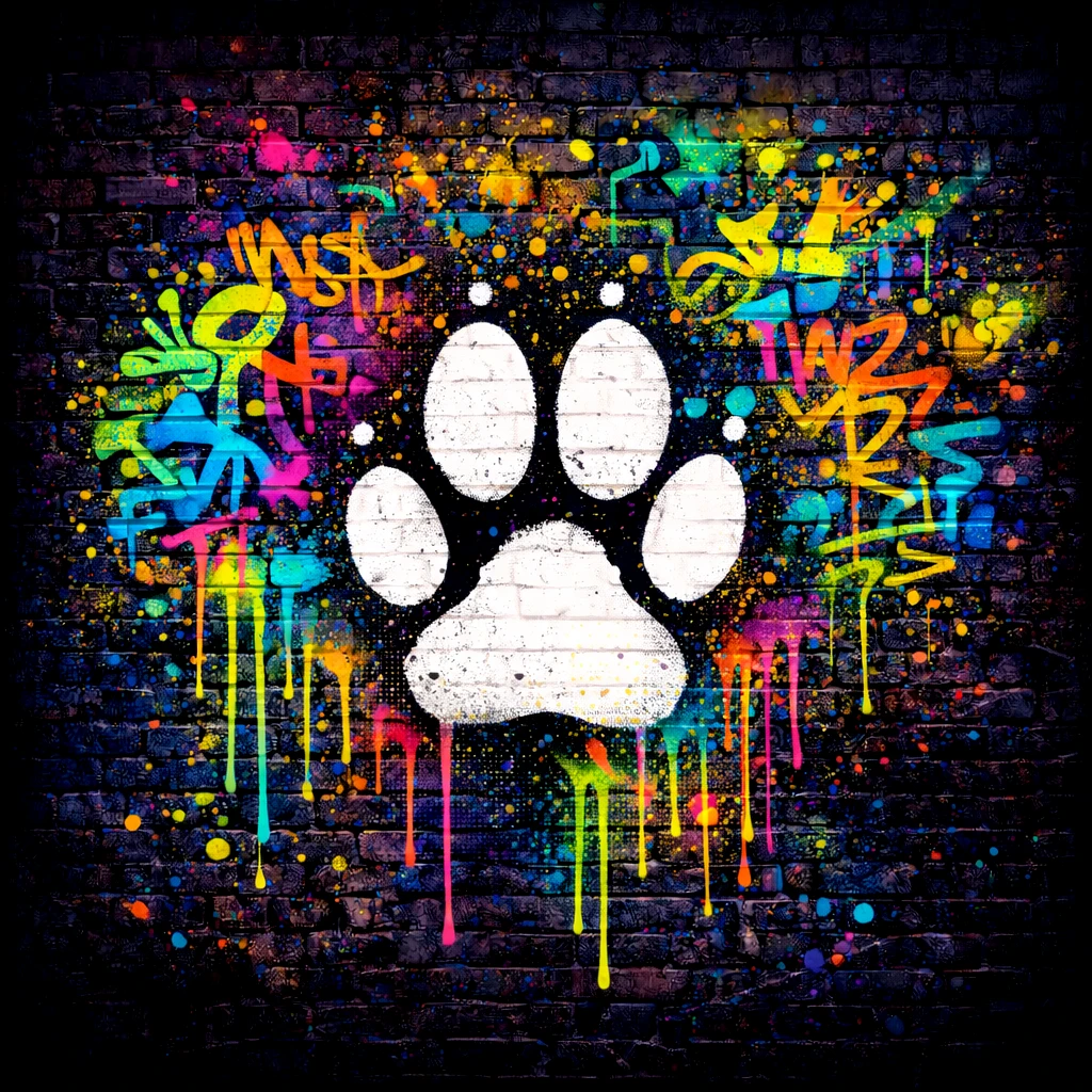 Rabbit Paw - Urban Easter artwork by Cryolith