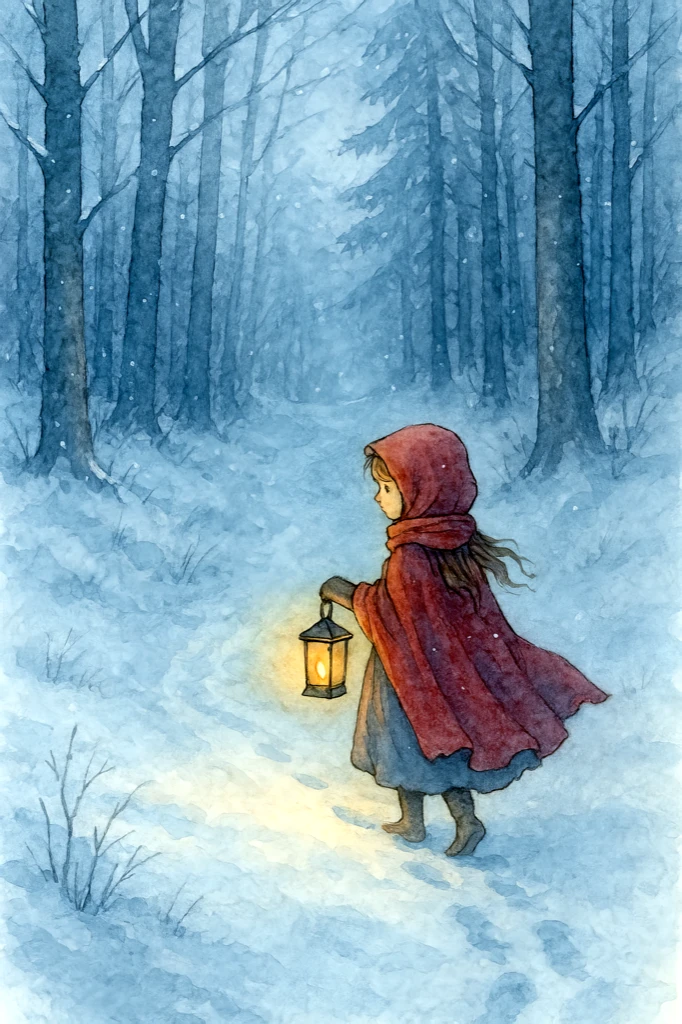 A Walk Through the Woods - Whispers of Winter artwork by Cryolith