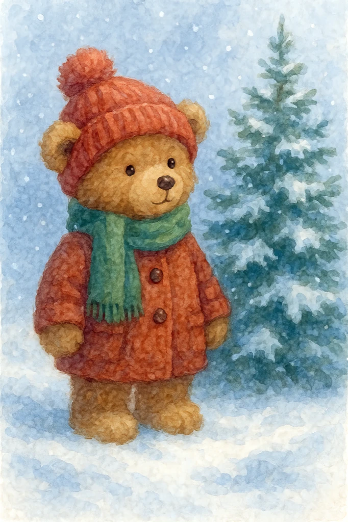 Little Bear's Winter - Whispers of Winter artwork by Cryolith