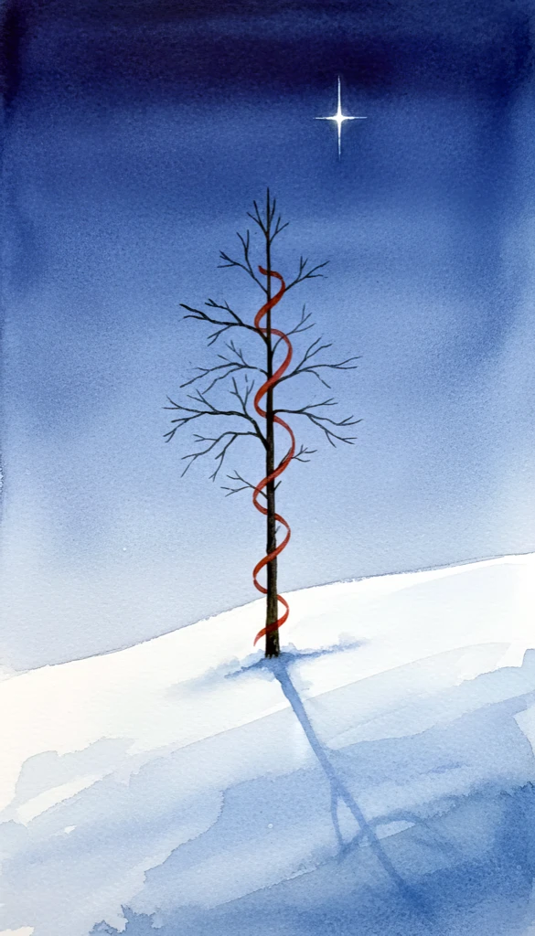 The Lonely Star - Whispers of Winter artwork by Cryolith