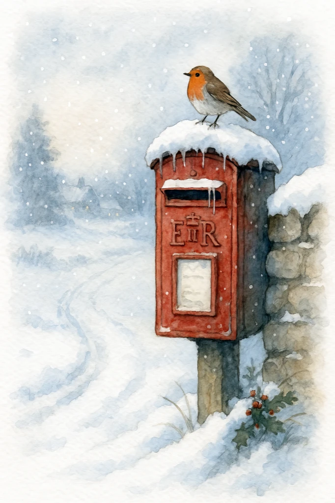The Postmaster - Whispers of Winter artwork by Cryolith