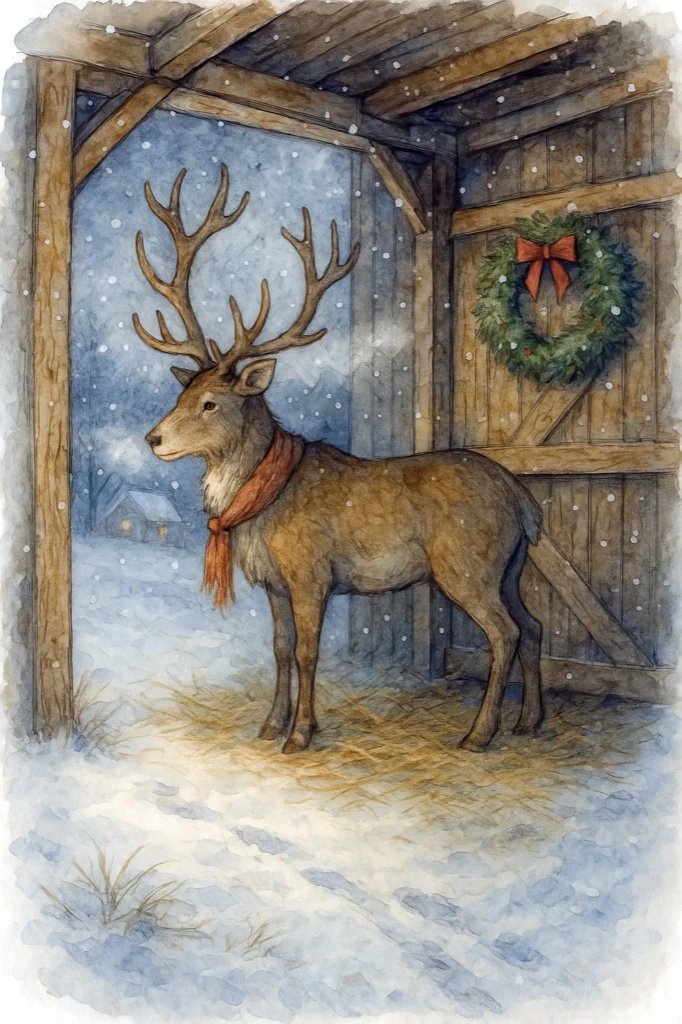 The Stable Guest - Whispers of Winter artwork by Cryolith