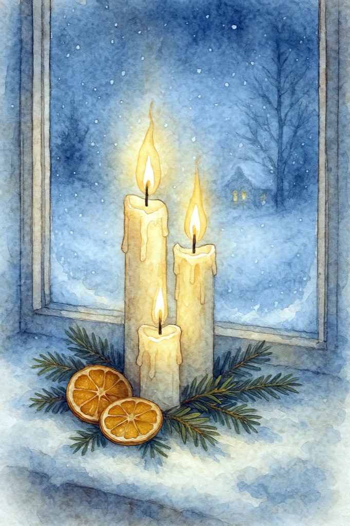Windowside Warmth - Whispers of Winter artwork by Cryolith