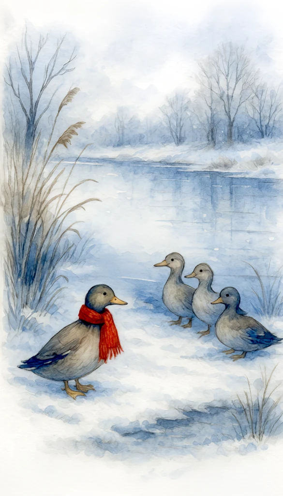 Winter Waddle - Whispers of Winter artwork by Cryolith